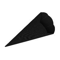3D Color Schult�ten Bastelwellpappe 68CM SCHWARZ - Schul...
