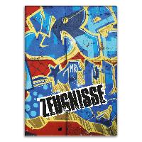 itenga Zeugnismappe Motiv Graffiti DIN A4 wattierter Ein...