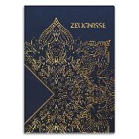 itenga Zeugnismappe Motiv Mandala Edel DIN A4 wattierter...