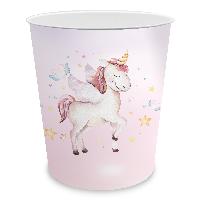 itenga Papierkorb f�r Kinder - Motiv Einhorn Wasserfarbe...