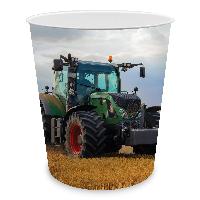 itenga Papierkorb f�r Kinder - Motiv Traktor - ca. 11 Liter