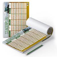 itenga Stundenplan Block 25 Blatt Motiv Traktor auf dem ...