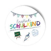 itenga 24x Sticker Endlich Schulkind WEISS - Schulanfang