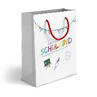 itenga Papiertragetasche mit Kordel Endlich Schulkind WE...