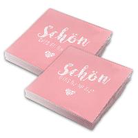 itenga 40x Serviette Sch�n dass du da bist rosa