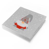 itenga 20x Serviette Weihnachten Wichtelbande