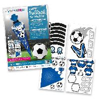 itenga DEKO-SET f�r SCHULT�TE FUSSBALL blau wei�