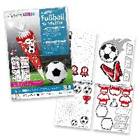 itenga DEKO-SET f�r SCHULT�TE FUSSBALL rot weiss