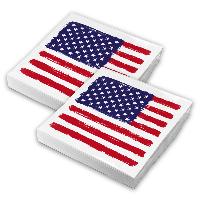 itenga 40x Serviette USA - Amerika Set