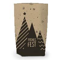 itenga Geschenkt�te Frohes Fest 17x26cm braun schwarz