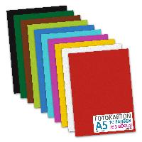 itenga Fotokarton - DIN A5 - 300 g/qm 30 Blatt - 10 Stan...