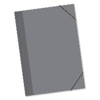 ITENGA Gummizugmappe Zeichenmappe A2 Karton Grau