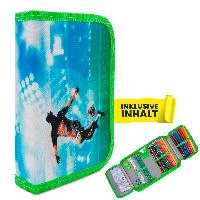 itenga Sch�ler-Etui M�ppchen Fussball 28 teilig (gef�llt...