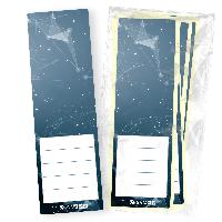 itenga 10er Set Ordneretiketten mit Motiv Hightech abtra...
