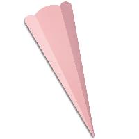 Schult�ten-Zuschnitt 6-eckig, 68cm ROSA - Schult�ten Roh...