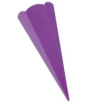 Schult�ten-Zuschnitt 6-eckig, 68cm LILA - Schult�ten Roh...