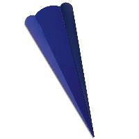 Schult�ten-Zuschnitt 6-eckig, 68cm DUNKELBLAU - Schult�t...