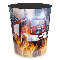 itenga Papierkorb f�r Kinder - Motiv Feuerwehr - ca. 11 ...