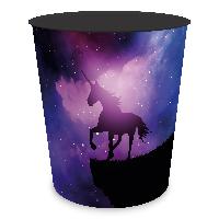 itenga Papierkorb f�r Kinder - Motiv magisches Einhorn  ...