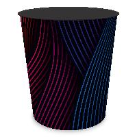 itenga Papierkorb f�r Kinder und Erwachsene - Motiv bunt...