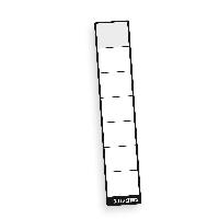 itenga 50x Ordneretikett Schwarz R�ckenetikett schmal zu...