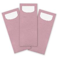 itenga 24x Bestecktasche / Pochetten Rosa mit Serviette