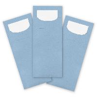 itenga 24x Bestecktasche / Pochetten Hellblau mit Serviette