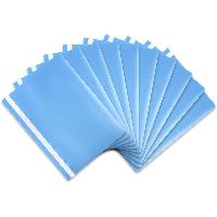 10x itenga Schnellhefter, DIN A4, PP, HELLBLAU