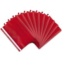 10x itenga Schnellhefter, DIN A4, PP, ROT