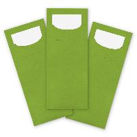 itenga 100x Bestecktasche Fr�hlingsgr�n