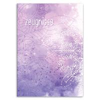 itenga Zeugnismappe A4 Kunststoff Sichtbuch Motiv Mandal...