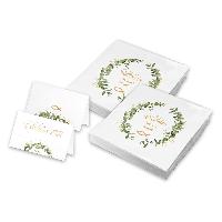 itenga 40x Servietten mit 48x Tischkarten Set - Sch�n da...
