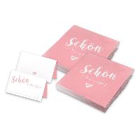 itenga 40x Servietten mit 48x Tischkarten Set - Sch�n da...