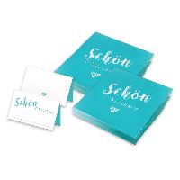 itenga 40x Servietten mit 48x Tischkarten Set - Sch�n da...