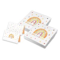 itenga 40x Servietten mit 48x Tischkarten Set - Sch�n da...