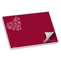 itenga Platzset Tischset "Sch�n dass du da bist" BORDEAU...