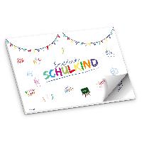 itenga Tischset Endlich Schulkind wei� bunt DIN A3, 50 B...