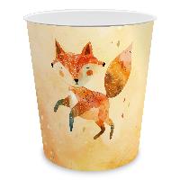 itenga Papierkorb f�r Kinder - Motiv FUCHS - ca. 11 Liter