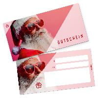 itenga Geschenkgutschein Weihnachten Santa Weihnachtsman...