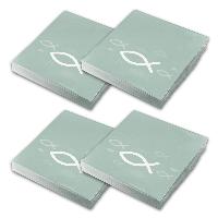 itenga Servietten Fisch EUKALYPTUS Wei� 30 x 30 cm 3-lag...