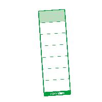 itenga 100x Ordneretikett GR�N R�ckenetikett zum Aufkleb...