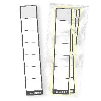 itenga 50x Ordneretikett DUNKELGRAU schmal zum Aufkleben...