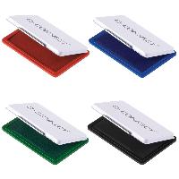Q-Connect Stempelkissen 4 Farben schwarz blau rot gr�n 9...