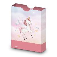 itenga Heftbox DIN A4 Hochformat aus PP Motiv Einhorn Wa...