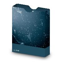 itenga Heftbox DIN A4 Hochformat aus PP Motiv Hightech A...