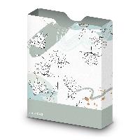 itenga Heftbox DIN A4 Hochformat aus PP Motiv Blumenmoti...