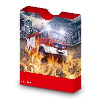 itenga Heftbox DIN A4 Hochformat aus PP Motiv Feuerwehr