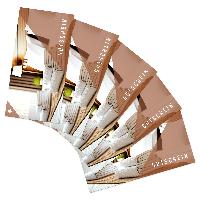itenga 5x Geschenkgutscheine Hotel �bernachtung (Motiv 3...