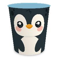 itenga Papierkorb Tiermotiv - PINGUIN - Kawaii Design - ...