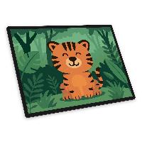itenga Schreibunterlage V1 Motiv TIGER im Kawaii Design